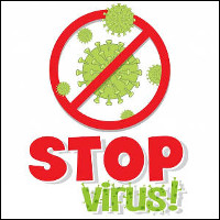 illustration stop virus