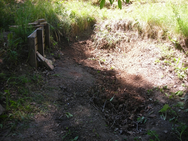 Le terrain o tait Arthur est de nouveau presque plat.