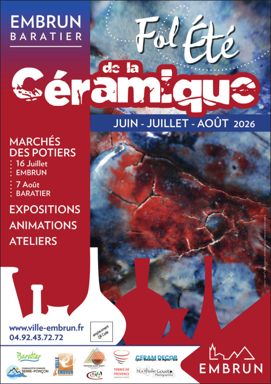 affiche du Fol Eté de la Céramique